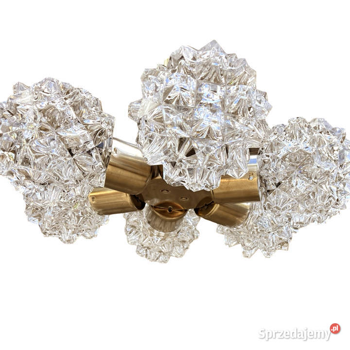 Żyrandol sputnik Kamenicky Senov Czechosłowacja mazowieckie Warszawa