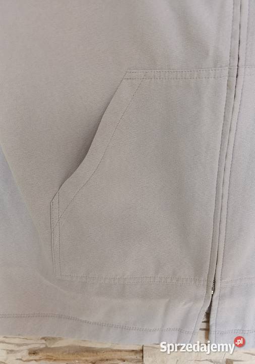 Kamizelka popielata a la zamszowa