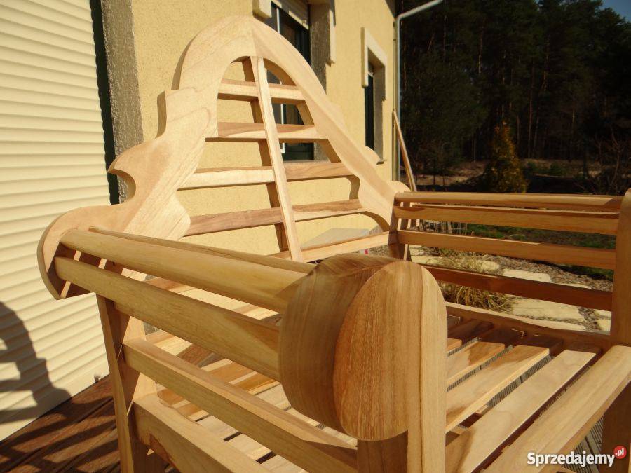 Fotel Marlboro z drewna teakowego teak tik meble Olsztyn sprzedam