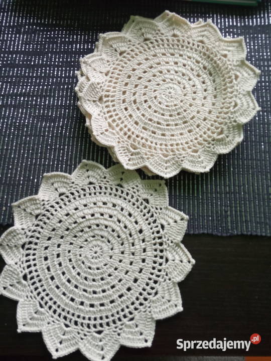 Szydełkowe serwetki Drzewica