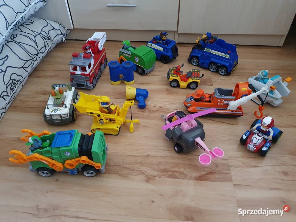 Zestaw zabawek Psi Patrol 11 figurek i 11 Kielce