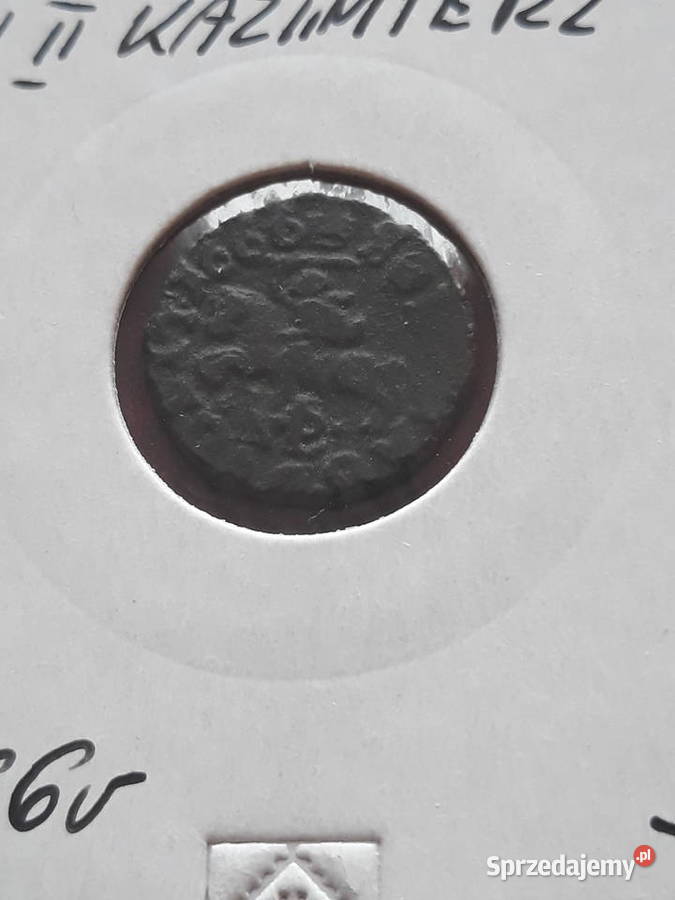 Szeląg Litewski Jan II Kazimierz 1666 r J Konin