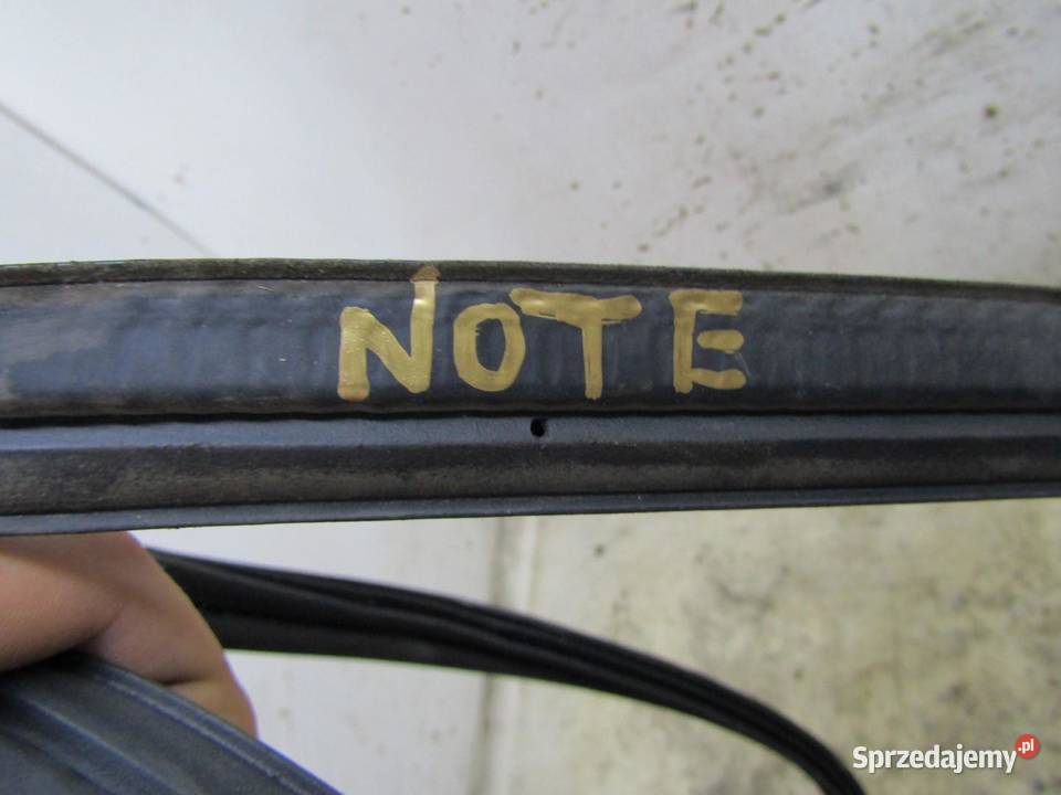 USZCZELKA DRZWI LEWY TYŁ LEWA TYLNA NISSAN NOTE