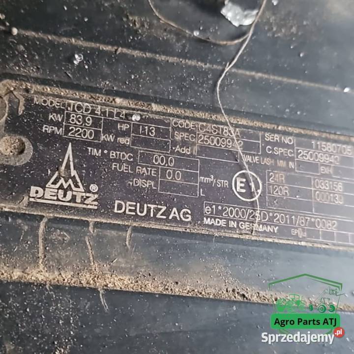 DEUTZFAHR AGROTRON 61204 PartsCzęści Ciechanowiec