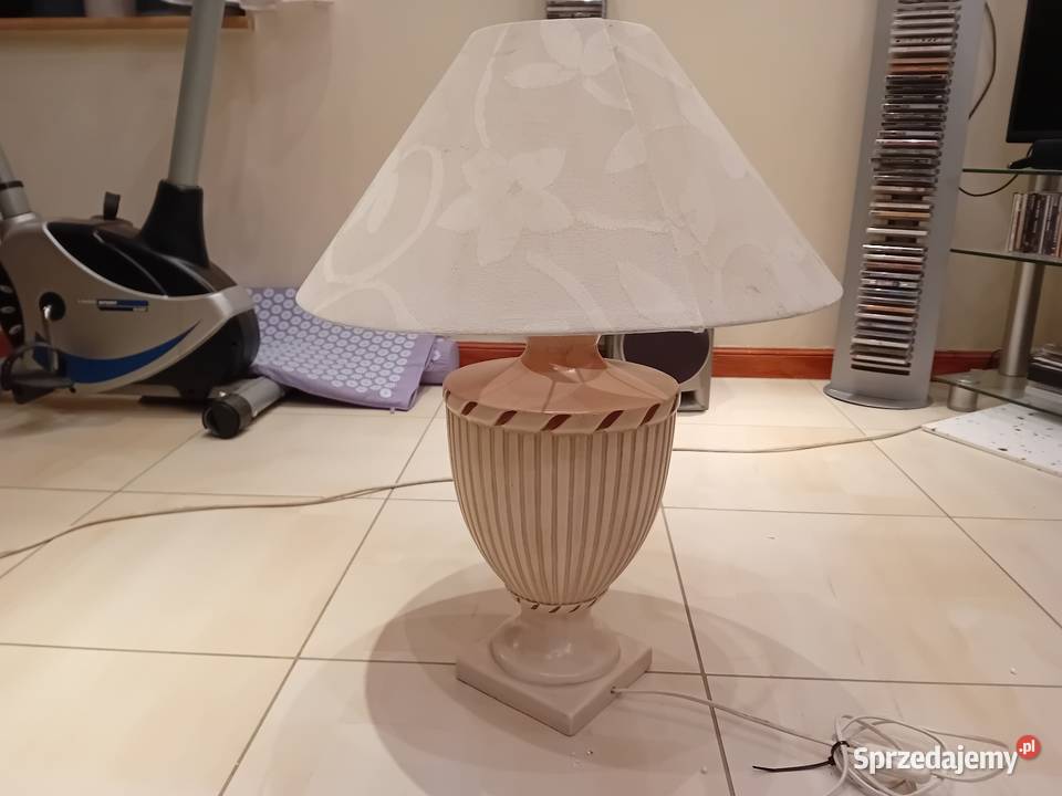 Lampa stołową z ceramiczną podstawą Antyk Lampy stołowe i nocne zachodniopomorskie Szczecin