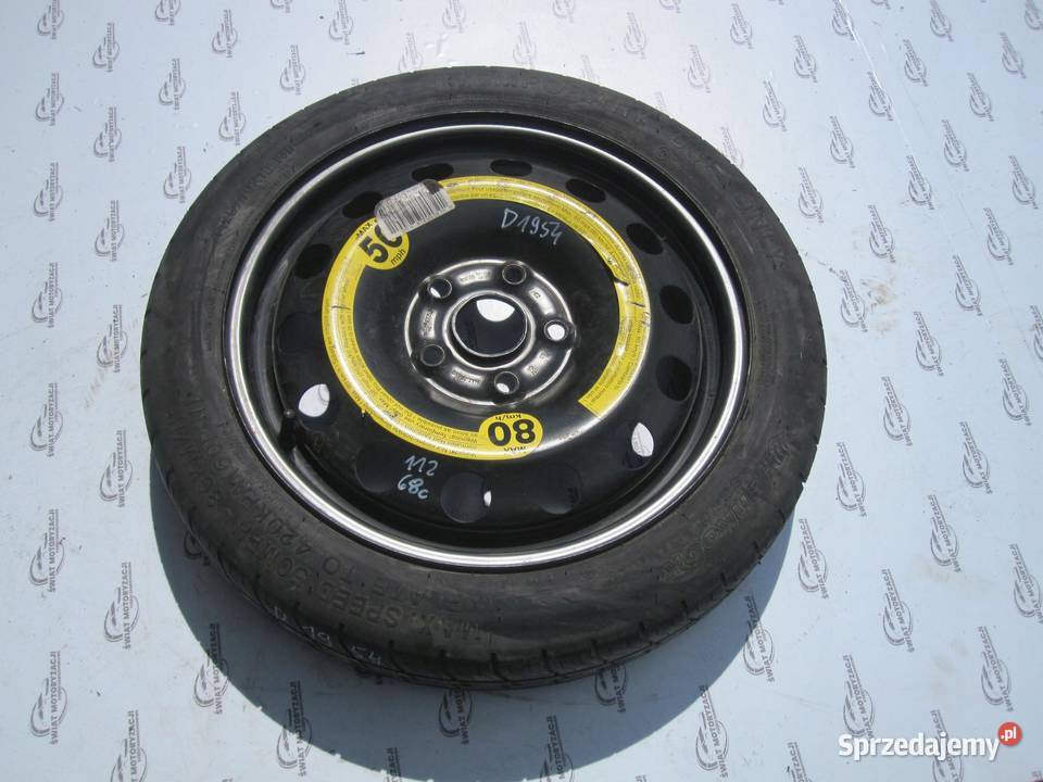 GOLF AUDI SEAT ALTEA koło dojazdowe 1257016 96M