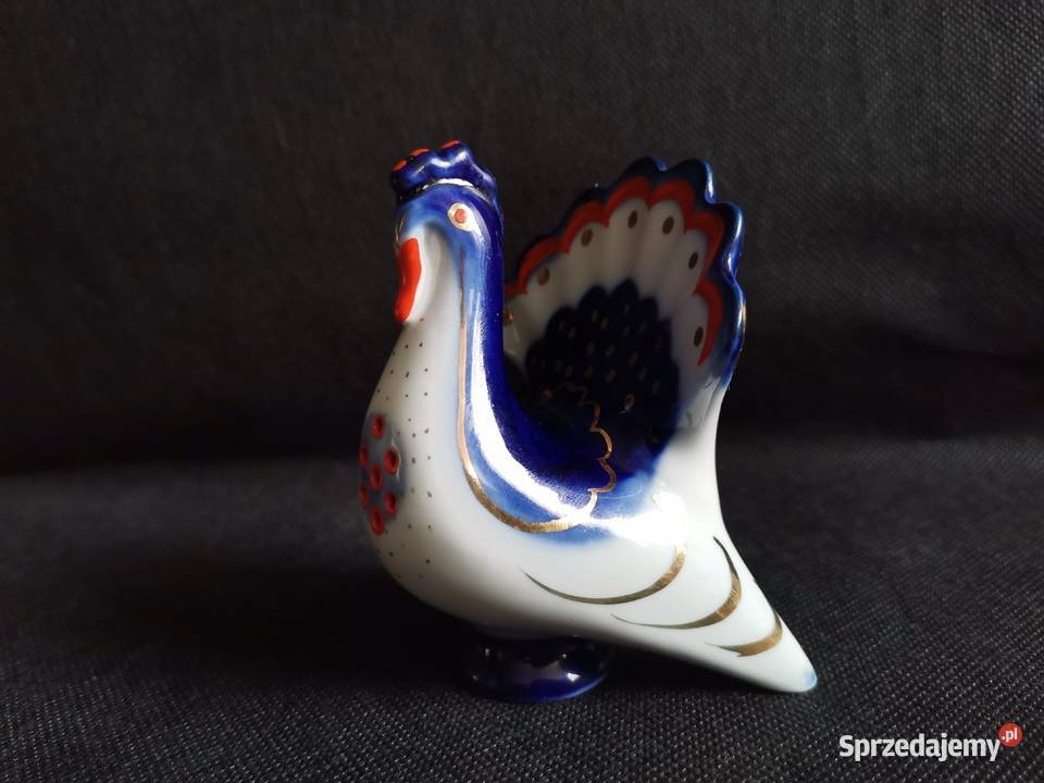 Stara figurka solniczka Ptak Indyk porcelana Antyki, Sztuka, Kolekcje sprzedam