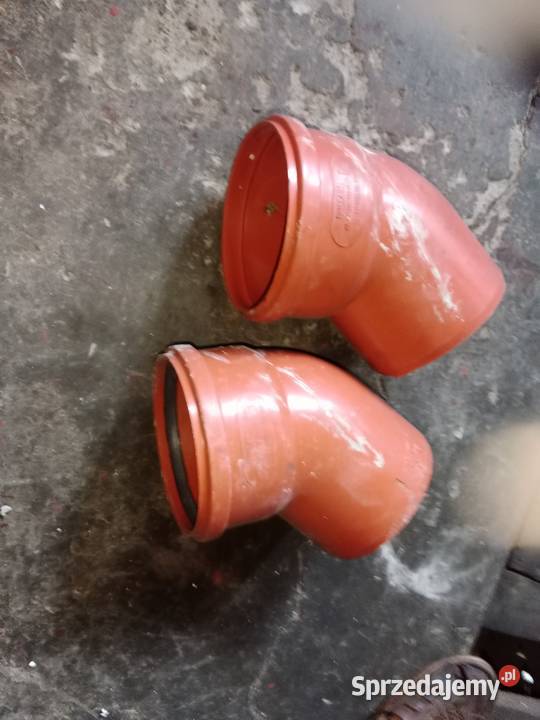 KOLANO KANALIZACYJNE ZEWNĘTRZNE 160 MM 45 STOPNI Poddębice