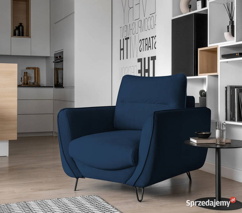 Fotel nowoczesny wygodny do salonu Silva 99cm Fotele Wrocław
