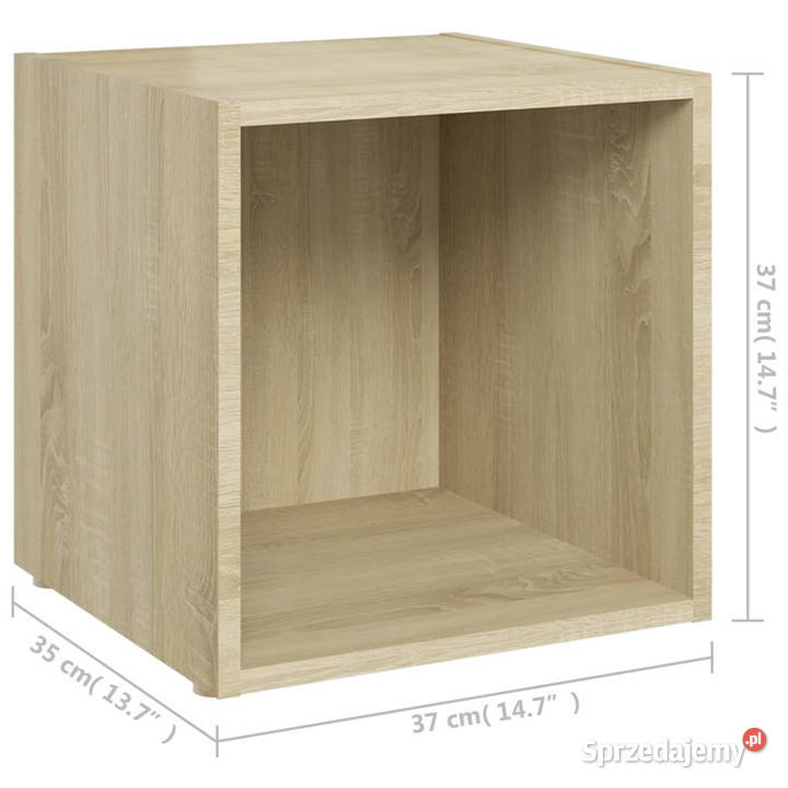 Szafka pod telewizor dąb sonoma 37x35x37 Warszawa
