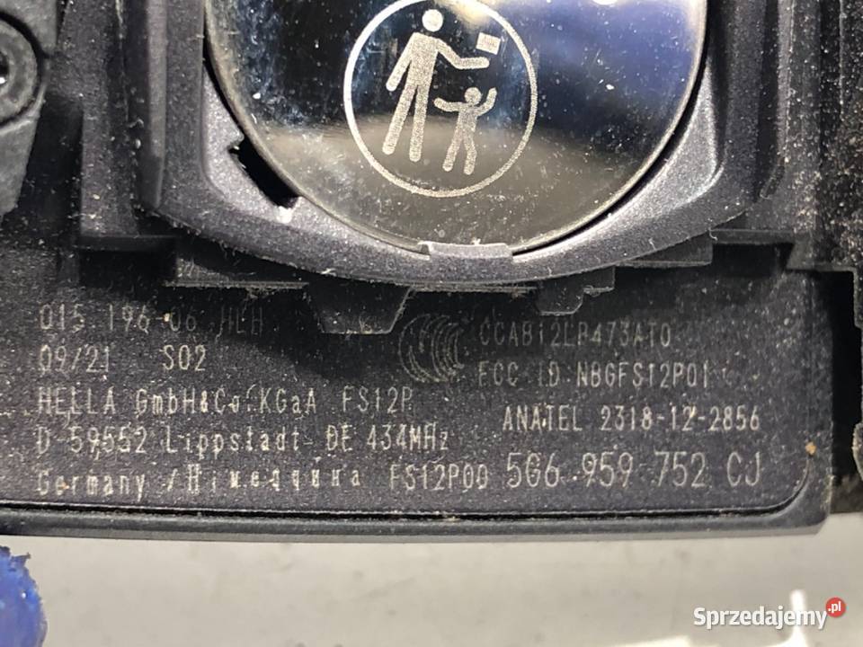 KLUCZYK PILOT VW TROC 5G6959752CJ PILOT