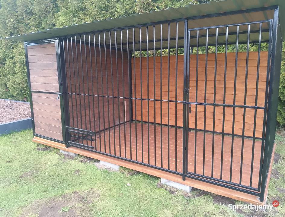Kojec psa 4x2m z ocieplanym pomieszczeniem jako Piaseczno