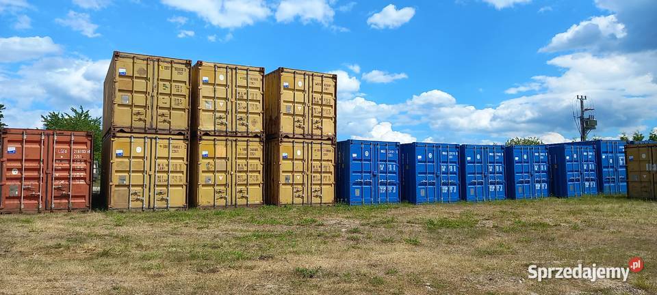 KONTENER MORSKI 20 DV w Super 6metrowy używany pomorskie Dębnica Kaszubska