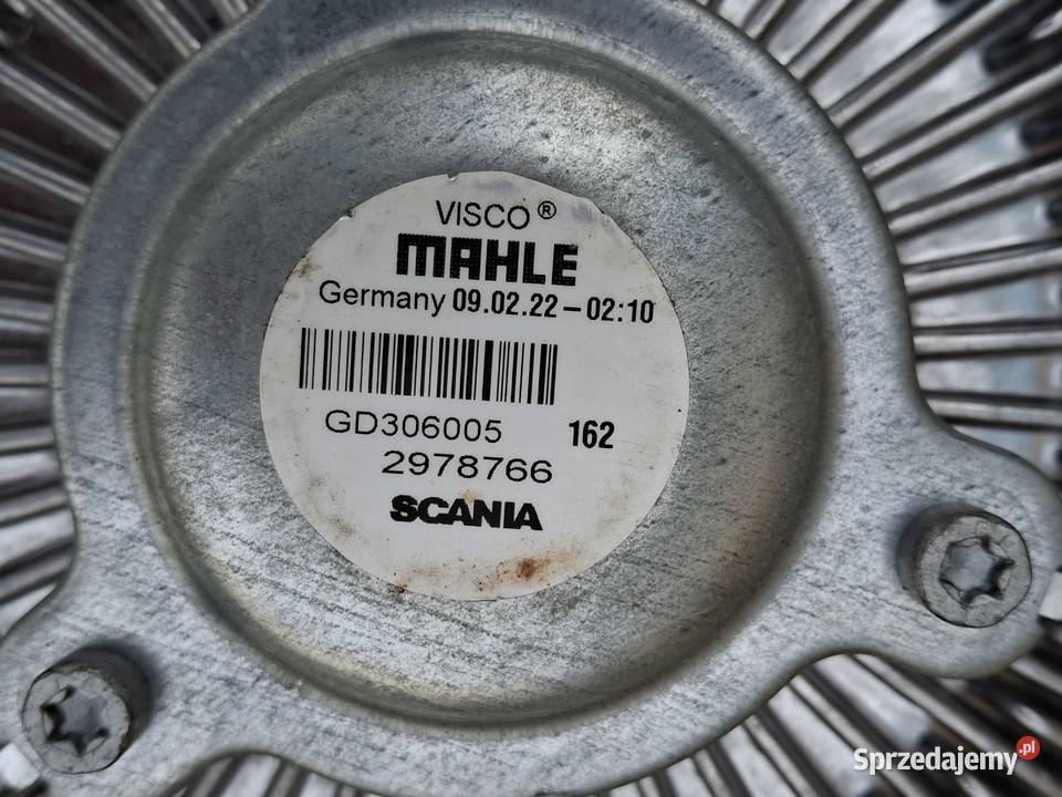 SCANIA R S WENTYLATOR CHŁODNICY VISCO WISKOZA ciężarowe Bieleń