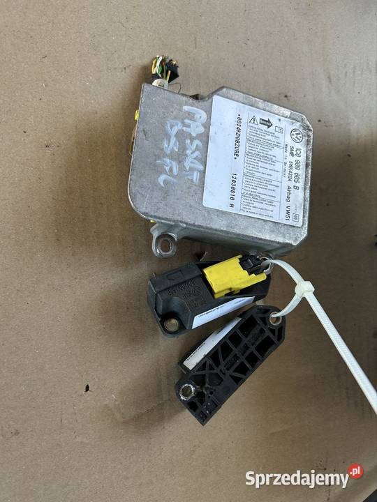 Zestaw airbag poduszka pasy moduł passat b5 fl Grudziądz