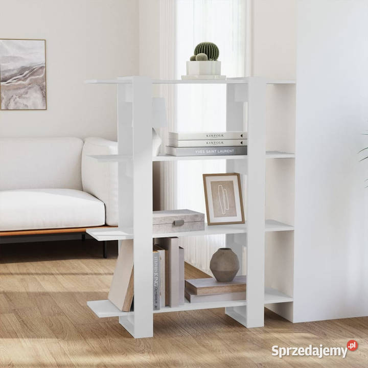 Regał na książkiprzegroda biały 100x30x1235 Meble Warszawa