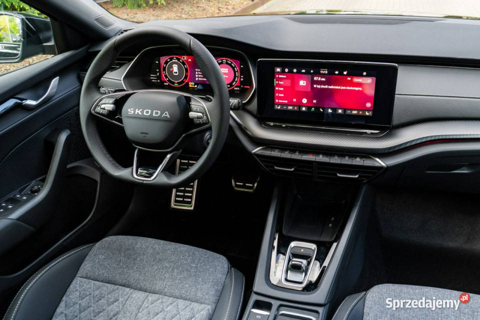 koda Octavia Combi Sportline 15 TSI mHEV 150 DSG czujnik deszczu łódzkie Łódź