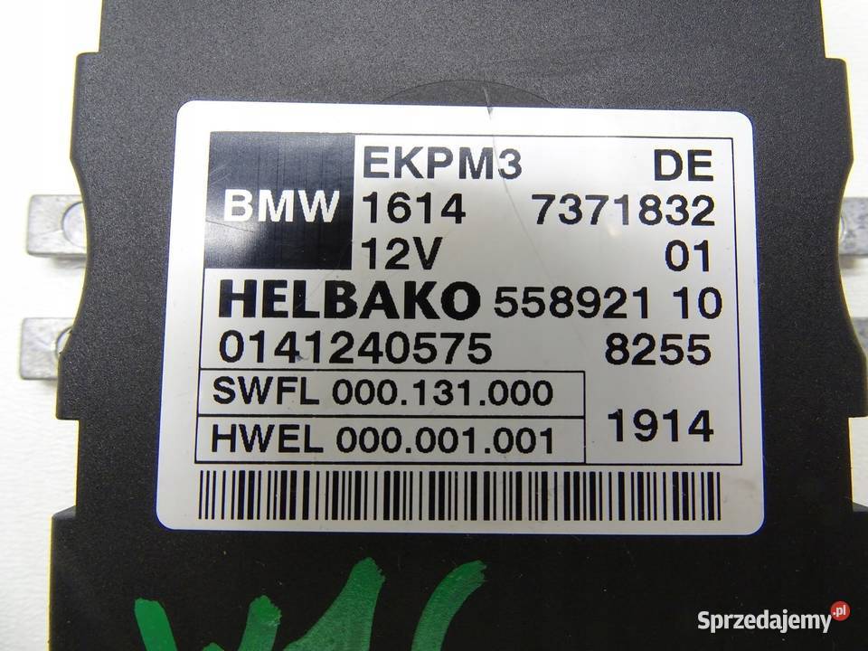 MODUŁ STEROWNIK POMPY PALIWA BMW F20 F21 F30 F31 osobowe Komputery