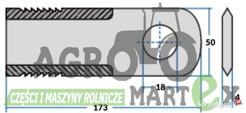 Z77601 Z55610 84065059 NÓŻ SIECZKARNI ZĄBKOWANY dolnośląskie