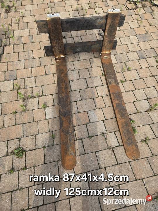 Karetki ramki widły mocne orginalne Osprzęt roboczy Bałdoń