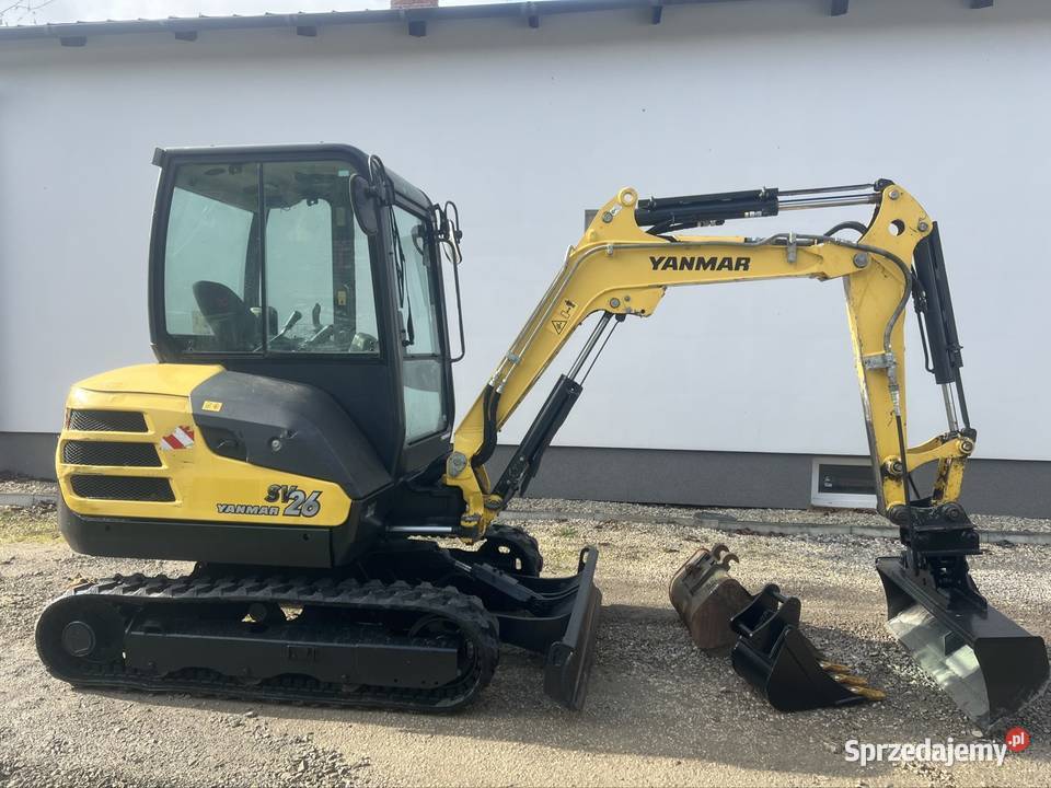 Minikoparka koparka Yanmar Sv26 2018r 3 Lyzki Mielec