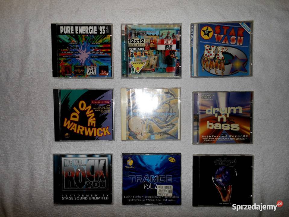 Kolekcja płytek z cd dvd kaset pop warmińsko-mazurskie Bukowo