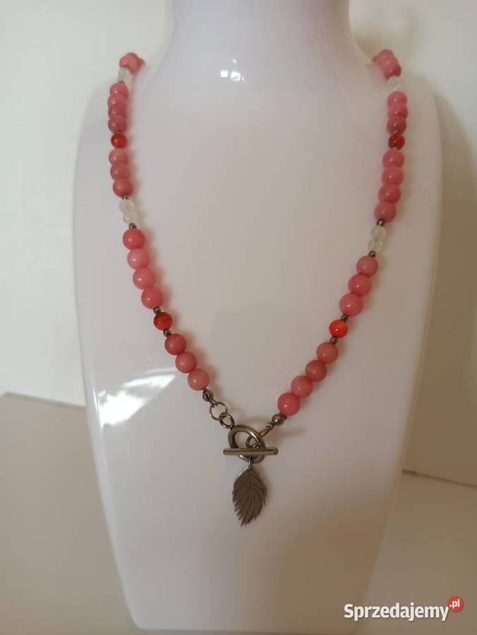 Naszyjnik z kamieni naturalnych Czarna