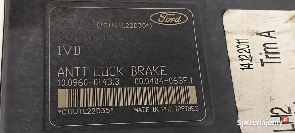 POMPA ABS HAMULCOWA FORD KUGA MK1 Lipno