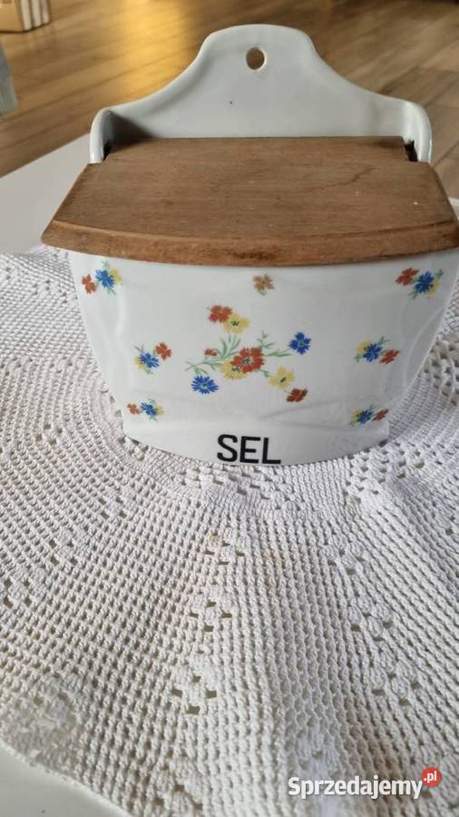 Pojemnik na sól vintage Wola Podłężna sprzedam