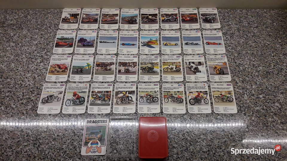 Karty Top Trumps Dragsters Głuchołazy