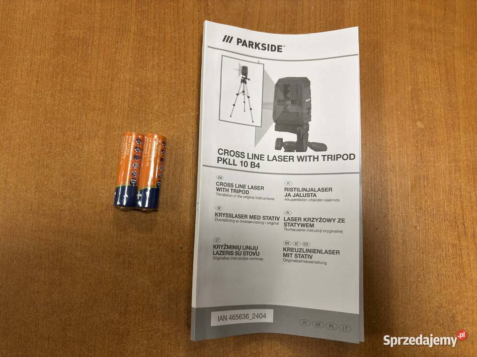 Laser krzyżowy Parkside PKLL 10 B4 10 m warmińsko-mazurskie Elbląg