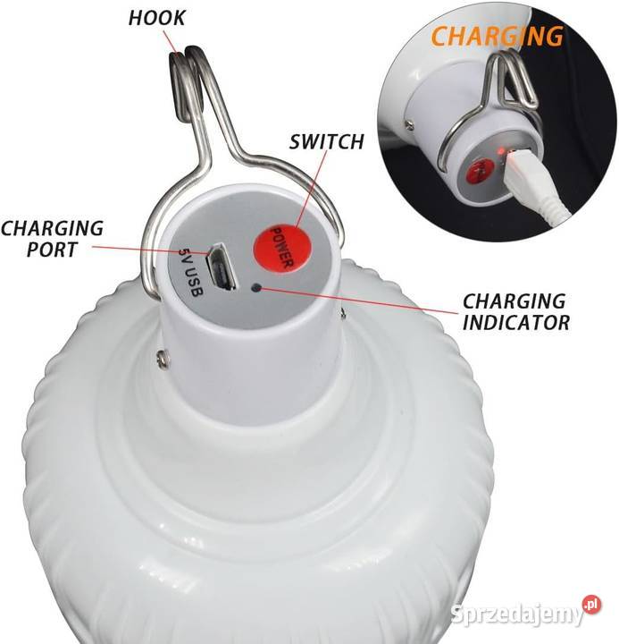 LETOUR Lampa kempingowa Pozostałe