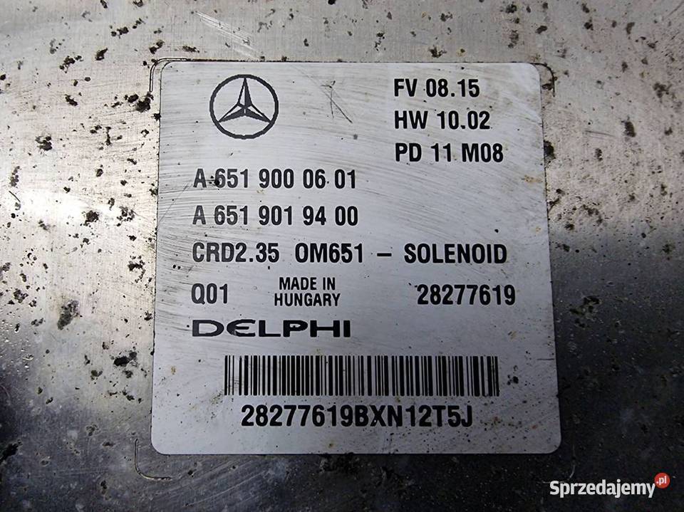 KOMPUTER SILNIKA ECU MERCEDES SPRINTER 313 Lipno