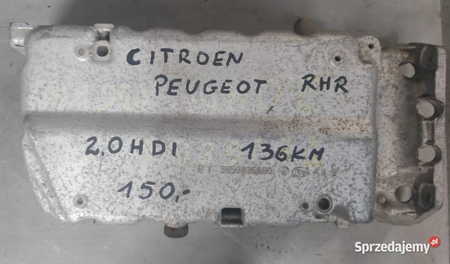 Miska olejowa Peugeot 20 HDI 136 965385680 Zawieszenie silnika świętokrzyskie Suchedniów