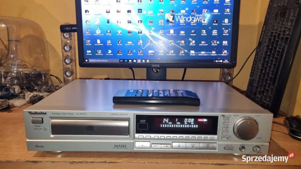 Odtwarzacz CD Technics SLP477A srebrny z pilotem sprzedam