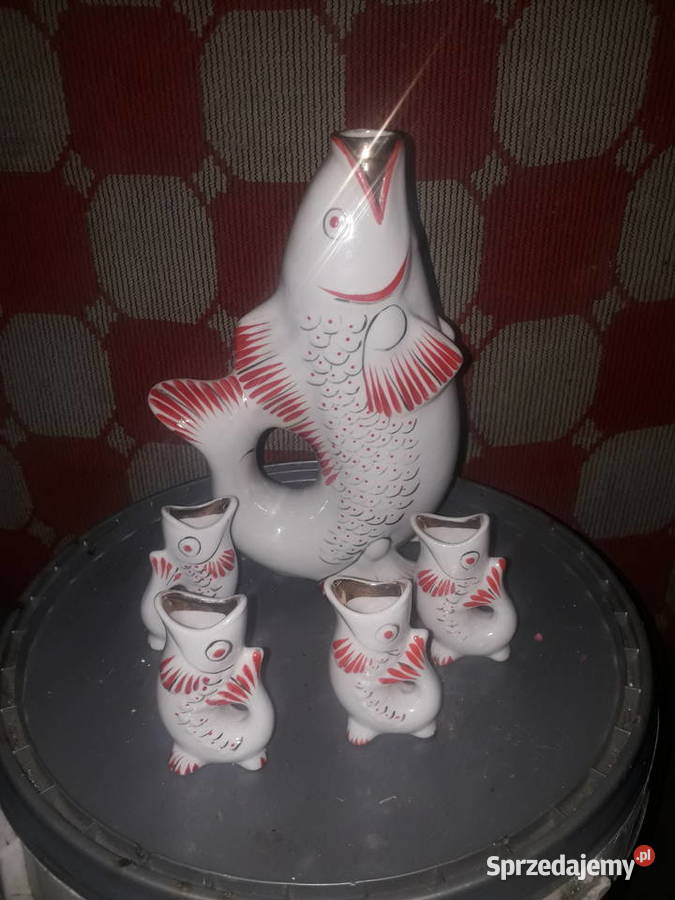 Ryba porcelanowa PRL Kielce