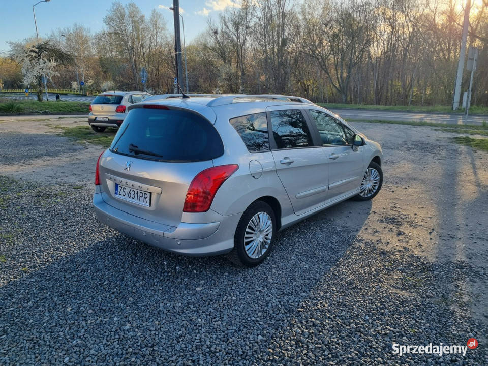 Peugeot 308 Klimatronik Panorama Tempomat ogranicznik prędkości Szczecin