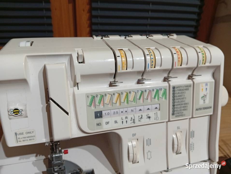 wielofunkcyjny coverlok Janome 1200D 574 kujawsko-pomorskie Byczyna sprzedam