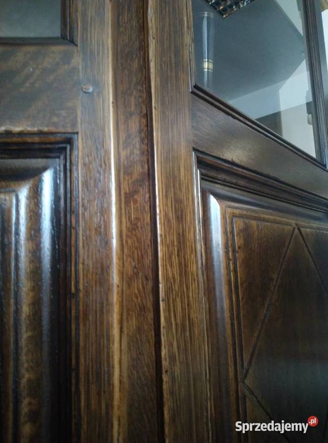 Witryna gablota biblioteka dębowa 100 lite sprzedam
