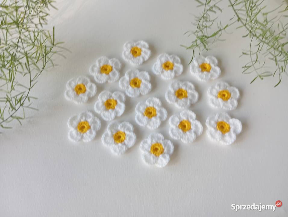 Szydełkowe kwiatki 5