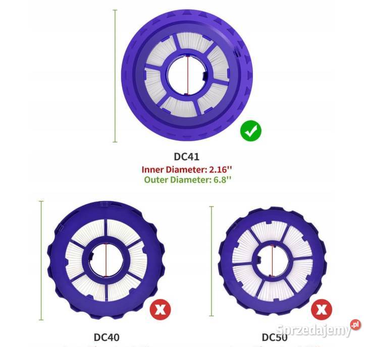 Filtr do odkurzacza Dyson DC40 post wylotowy Białystok