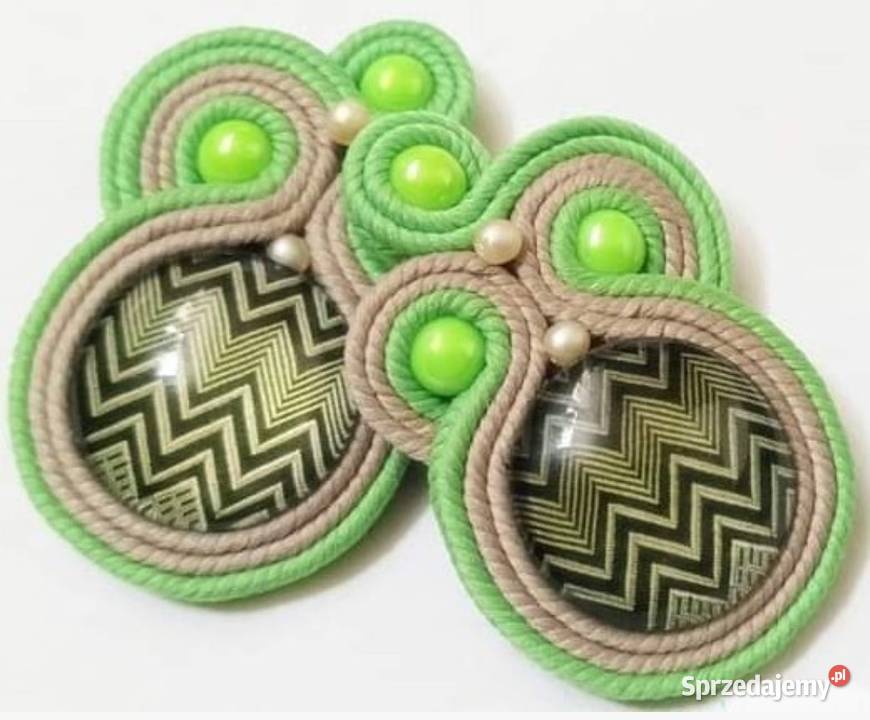 Zielone kolczyki sutasz Poznań