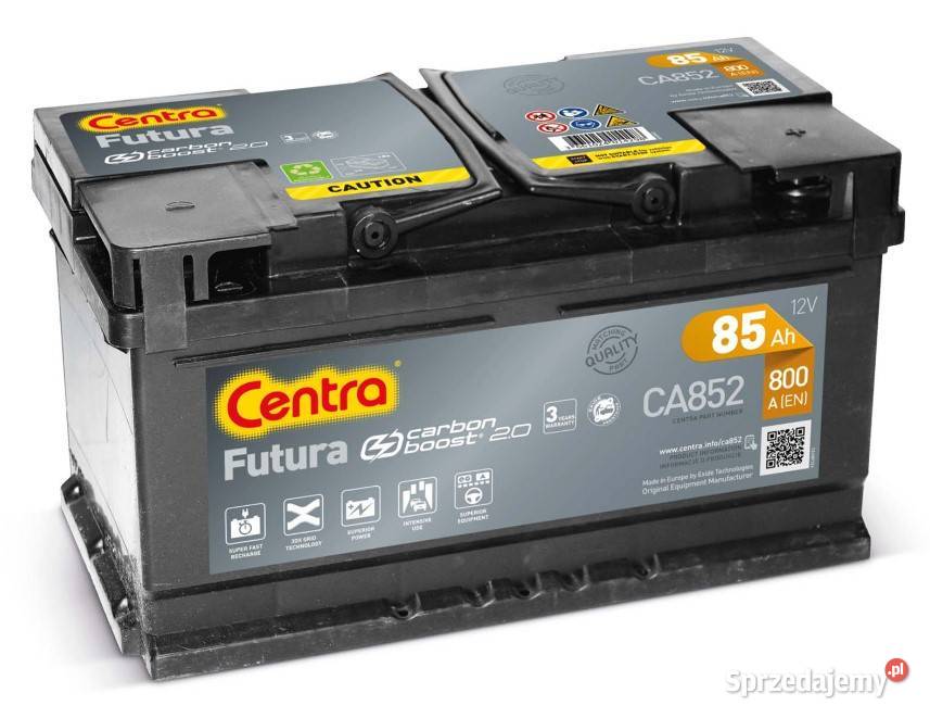 Akumulator Centra FUTURA 85Ah 800A EN PRAWY PLUS dolnośląskie Wrocław sprzedam