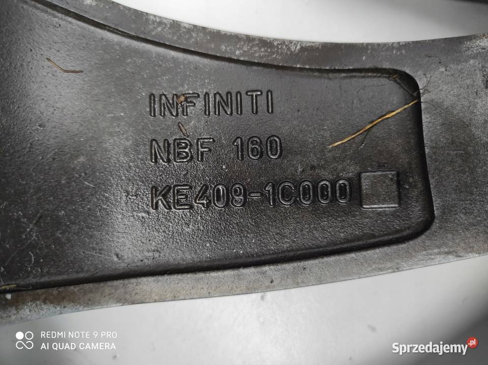 FELGA ALUMINIOWA 21 INFINITI FX QX70 2 Infiniti (oryginalne) Nowy Tomyśl