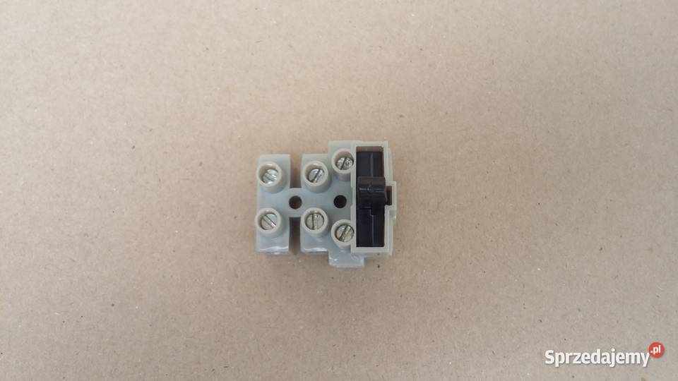 Złączka kostka elektryczna z bezpiecznikiem