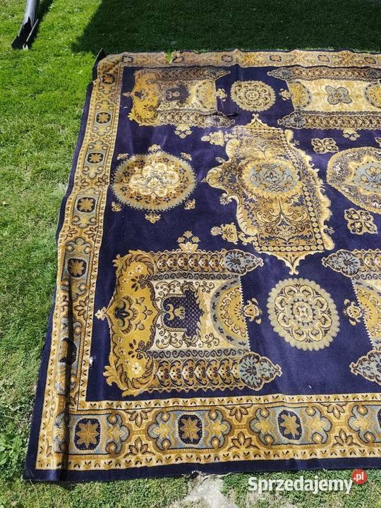 Zabytkowy dywan TEBA Kasak 360x290 wełna antyk Przeworsk