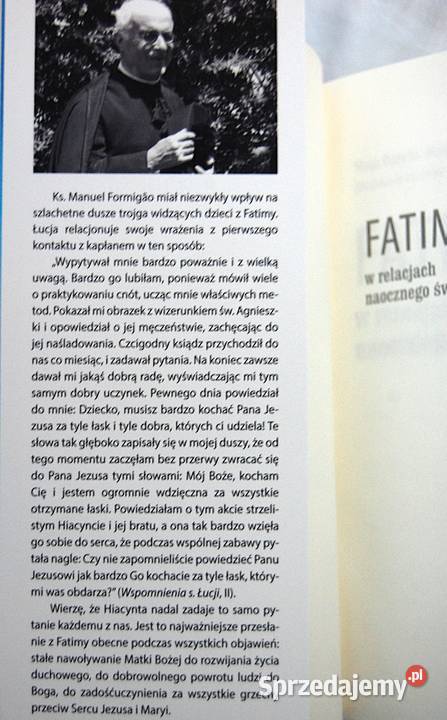 Fatima w relacjach naocznego świadka ks Manuel lubelskie Lublin sprzedam