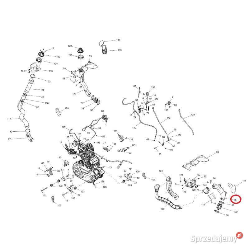 Rura filtra powietrza CanAm outlander renegade Nowy Sącz sprzedam