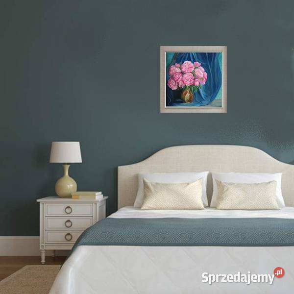 Obraz olejny Piwonie w wazonie Lublin