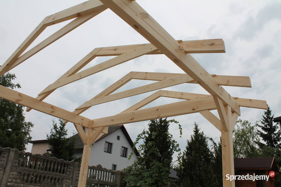 KONSTRUKCJA ALTANY 450x350 Wiata Pergola Garaż Łuków